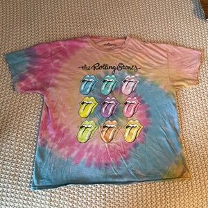 Rolling Stones Tie-Dye T-Shirt – XL – 100% Cotton